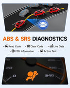 2026 FOXWELL NT630 Pro 2-in-1 ABS SRS Scan Tool & Battery Tester, Upgraded from NT630 Plus, OBD2 Scanner with 12V Battery Load