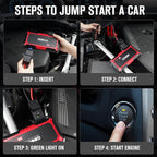 GOOLOO New GP2000 Jump Starter, 12V 2000A Car Jumper Starter(Up to 8.0L Gas, 6.0L Diesel Engines), SuperSafe Portable