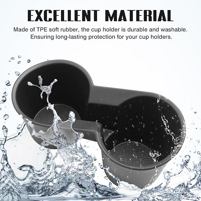 Autorder Car Cup Holder for Subaru Crosstrek 2024-2026 Accessories Water Cup Holders TPE Durable Cup Holder Insert for Crosstrek