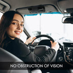 Car Sunglasses Holder for Car Visor Vegan Leather Auto Eyeglass Case with Clip Automotive Interior Visor Accessories