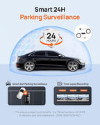 70mai Dash Cam M310, Dash Camera for Cars 1296P QHD, Smart Dash Cam Front Built in WiFi, 130° Wide-Angle FOV, WDR, Night Visi