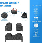 Nilight Floor Mats for Chevy Chevrolet Silverado EV RST Only 2024 2025 2026 (Not Fit WT/LT) All Weather Custom Fit Heavy Duty Floor Liners