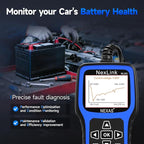 NEXAS NL101 OBD2 Scanner with Battery Tester - Check Engine Code Reader, Car Diagnostic Scanner with Live Data, Freeze Frame,