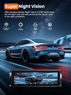 4K Dash Cam Front and Rear, Built-in 5G WiFi GPS, 64GB Card Included, 3.59'' IPS Screen Dash Camera for Cars, Dual Dashcam wi