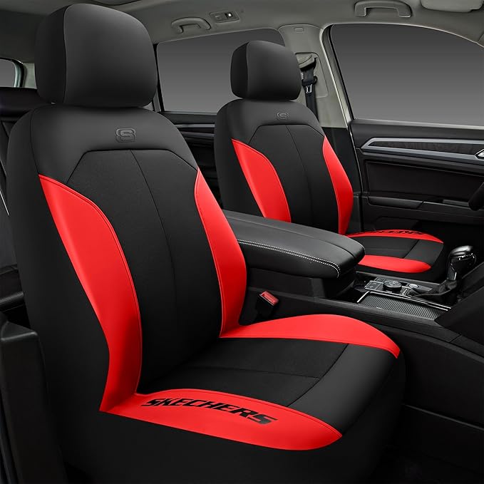Skechers Car Seat Covers,GOGA Mat Oxford Cloth Seat Covers,Waterproof Car Seat Covers Front Seats,Automotive Universal Fit Se