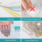Vacuum Storage Bags for moving, Vacuum Seal Bags for Memory Foam, Latex, Clothing & Bedding, Space Saver Bags for Organizatio