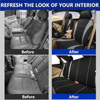 Foneso Car Seat Covers, 100% Breathable with Composite Sponge Inside, Airbag Compatible Universal Fit Accessories Auto for Ca