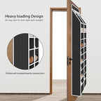 Univivi 6-Shelf Over Door Hanging Organizer Fabric Door Storage for Baby Nursery Nursery Closet Cabinet Wall Mount Hanging St