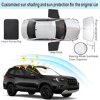3PCS Car Window Shades Front Windshield Sun Shade Foldable Window Shade Custom Fit for 2019-2024 Subaru Forester Accessories Car Shades for Front Windows Anti-UV Rays Block Heat