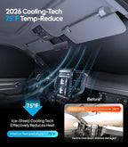 Wigoo 2026 Upgrade 6PCS Full Set Window Sunshade for Dodge Ram 1500 2019-2026 [7-Layer Cooler & Blacker, Ice-Crystal Tech] with Windshield for Sun Block, Baby, Camping, Privacy Napping, Relax