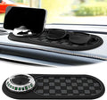 Multifunction Car Anti-Slip Mat, Car Dashboard Mobile Phone Holder, Anti Slip Mat Phone Holder and Temporary Parking Number P