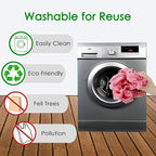 BeeGreen Animals Reusable Grocery Bags Turtle Peguins Flamingo Octopus Reusable Kitchen Bags Bulk Foldable-Machine Washable with Zipper Storage Pouch 6 Packs
