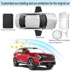3PCS Car Window Shades Front Windshield Sun Shade Foldable Window Shade Custom Fit for 2018-2022 KIA Sportage Accessories Car Shades for Front Windows Anti-UV Rays Block Heat