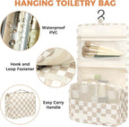 BAGAIL 9 Set Packing Cubes with Packing List Luggage Packing Organizers for Travel Accessories (Khaki checkered)