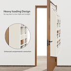 Univivi 5-Shelf Fabric Baby Door Storage Over Door Hanging Organizer with 8 Deep Pockets and 4 Small PVC Pockets Wall Mount H