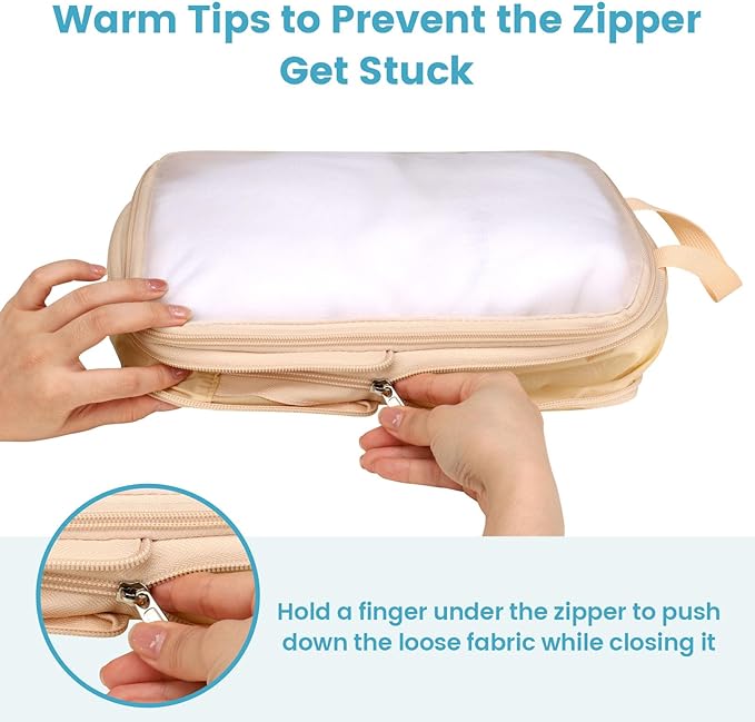 Cambond Compression Packing Cubes for Travel - Lightweight Expandable Travel Bags Luggage Organizers Travel Essentials Compre