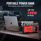 GOOLOO 6000A Jump Starter GT6000 Car Starter with 100W Bi-Directional Fast Charge, Powerful 12V Auto Battery Booster(All