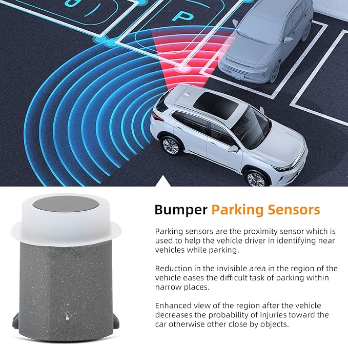 DEAL AUTO ELECTRIC PARTS PDC Bumper Parking Assist Sensors Backup Reverse Radar, Compatible with Altima Armada Maxima Pathfinder Titan Q50 Q60 Q70 Q70L QX50 QX60 QX80 Replaces 284383SH0B, Set of 4