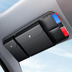 Car Sun Visor Organizer for Mazda MX-5 Miata 1989-2025,Visor Storage Pouch,Sunglasses Holders for Car Sun Visor,Ticket Card Clip,for storing sunglasses/phones/cards