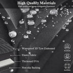 CAR PASS Neoprene Waterproof Seat Covers Two Front, Wetsuit Car Seat Covers 2pcs Universal Fit for Vans, Truck, SUV, 3D Tyre 