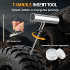 ORCISH Heavy Duty Tire Plug Kit - 70pcs All-in-One Universal Tire Repair Kit for Tubeless Flats, Emergency Tire Patch Kit for