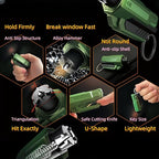 Window Breaker and Seatbelt Cutter Keychain,2 in 1 Car Safety Hammer Glass Break Under Water,Emergency Window Punch Escape To
