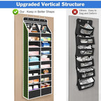 Univivi 6-Shelf Over Door Hanging Organizer Fabric Door Storage for Baby Nursery Nursery Closet Cabinet Wall Mount Hanging St