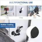 JJC Metal Magnetic Camera Mount with Ball Head, 1/4"-20 Screw & Cold Shoe, for DJI Osmo Nano Action 6 5 Pro 4 3 Pocket 3 for Gopro Hero 13 12 11 10, for Insta360 X5 X4 X3 Ace Pro 2, Digital Camera