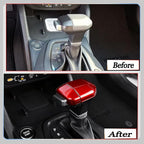 Gear Shift Cover,for 2024-2026 Kia K4/Kia Carnival 2025/k5 2025 /Kia Sorento 2024-2026,Car Center Console Gear Shift Knob Cover Trim Cap - Wine Red