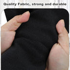 Graciadeco Medium 15" 21 Quart Collapsible Stackable Storage Bins with Lids, 3 Packs Black Foldable Fabric Closet Boxes Heavy