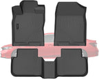 TPE Floor Mats for 2022-2026 Honda Civic Sedan Hatchback Si(Include Sport， All Weather Car Floor Liners Fit Honda Civic Accessories Black