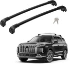 300LBS Lockable Roof Rack Cross Bars Compatible with 2019-2025 Hyundai Palisade SE SEL XRT Limited Calligraphy, Aluminum Crossbars Cargo Racks Rooftop Luggage Kayak Camping Gear Carrier