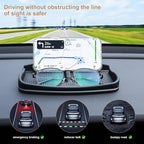 ThinSGO Anti-Slip Car Dash Grip Pad for Cell Phone, Keychains, Sun Glasses,Stand for Navigation Cell Phone (Black)