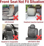Flying Banner Car Seat Covers 2 Front Seats Mesh Fabric Splicing Polyester Cover Black with Green Color
