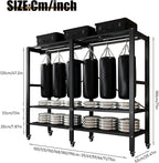 Heavy Duty Portable Wardrobe, Metal Foldable Covered Clothes Rack, 1500LBS, Freestanding Closet System Rolling Garment Rack, 