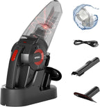 Whall Handheld Cordless Car Vacuums, Wet and Dry Use 9000Pa Strong Suction Vacuums, Rechargeable Portable Vacuum Cleaner with
