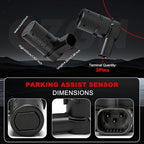 Parking Assist Sensor Compatible with Ford F150 F250 F350 F450 F550 E-150 E-250 Escape Explorer,Lincoln Navigator,Mercury Mariner,1 PCS Reverse Backup Bumper Rear Parking Sensors,OE#3F2Z15K859BA
