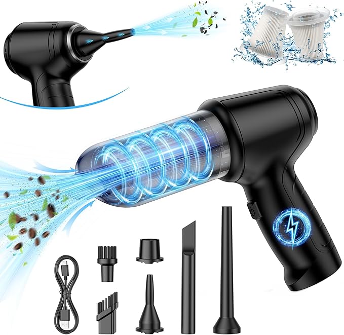 Handheld Car Vacuum Cleaner 12 Handheld Car Vacuum - 15000Pa Cordless Wet/Dry, 120W High Power with Complete Accessory Kit fo