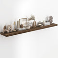 72"W x 9.3"D Floating Shelves for Wall, Wall Mounted Bathroom Shelves 1 Pack Deep Floating Shelf for Bedroom Kitchen Living R