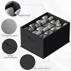 FHSQX 2 Pack Shoe Organizer for Closet,Foldable Shoe Organizer,Fits up to 24 Pairs,Storage Containers With Bottom Support for