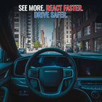 Glass Cleaner & Rain Repellent – Premium Ceramic 2-in-1 Formula Cleans & Protects – Streak-Free Shine for Windshields, Window