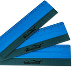 NEWISHTOOL Vinyl Wrap Squeegee for Vinyl, Big Size Wallpaper Smoothing Squeegee, 3 Pack 25CM Decals Squeegee with Ruler & Micro Suede Felt Edge for Sign Making Graphic Window Tint Film Application