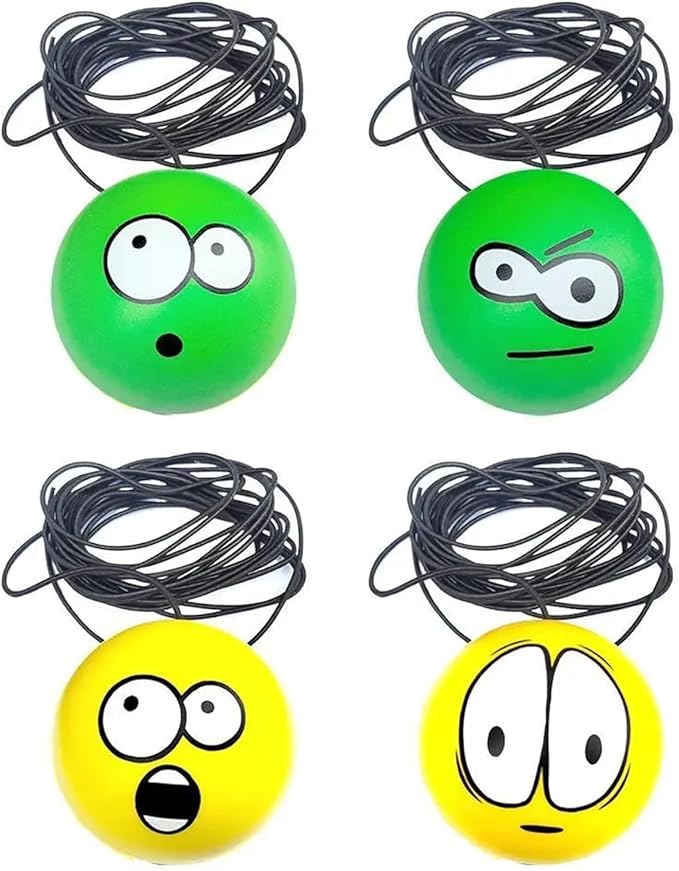 Tennis Garage Parking Aid with Lanyard 8 Pcs Garage Tennis Parking Aid 7cm Hanging Ball 4m Elastic Rope PU Foam Car Sign Decoration General Ornament(ColorD)