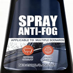 Car Windshield Anti-Fog Spray - Windshield Cleaner, Car Rear View Mirror Defogger, 250ml Rain Fog, Car Windshield Fog, Car Wi