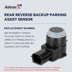 4Pcs 15239247 Reverse Backup Parking Assist Sensor Compatible with Express/Silverado/Suburban GMC Sierra/Yukon Enclave Escala