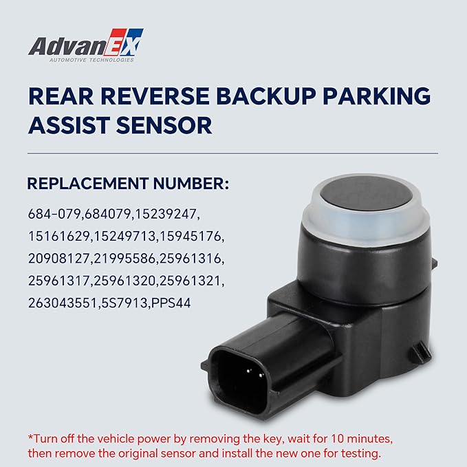 4Pcs 15239247 Reverse Backup Parking Assist Sensor Compatible with Express/Silverado/Suburban GMC Sierra/Yukon Enclave Escala