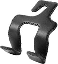 Car Headrest Hooks for Purses and Bags, Upgraded 2 in 1 Cars Back Seat Head Rest Hanger Vehicle Leather Organizer Storage Holder Hook Matching Cars Interior, 1-Pack, Black