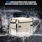 Car Trunk Organizer, Collapsible Multi Compartment Waterproof Sturdy Vehicle Trunk Container Box, Sturdy Automotive Interior S