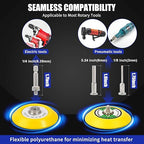 133 PCS Sanding Disc Drill Polishing Kit Sanding Attachment, 3 Inch Wet Dry Headlight Restoration Kit, Hook and Loop Sandpape