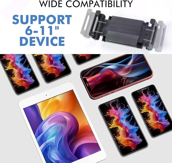 Car Headrest Tablet Holder for BMW X5 X6 G05 G06 G60 G45, Car Back Seat Mount, Gifts Road Trip Essentials for Kids, for 6-11" Device Like iPad Pro, Air, Mini, Galaxy Tab